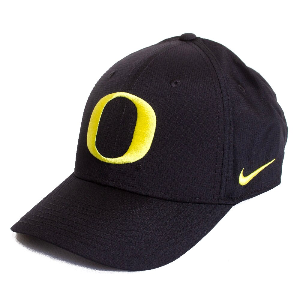 Black Nike Dri FIT Club Structured Basic Yellow O Adjustable Hat
